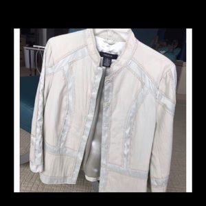 Lambs Leather and Ribbon Jacket